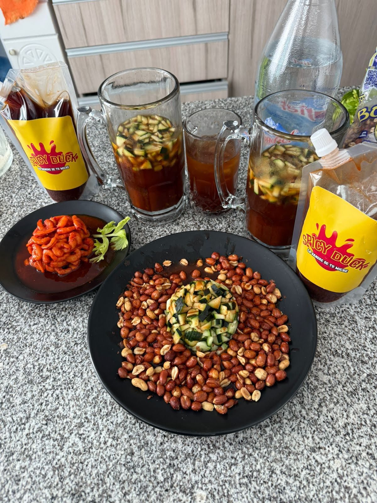 Michelada con Spicy Duck